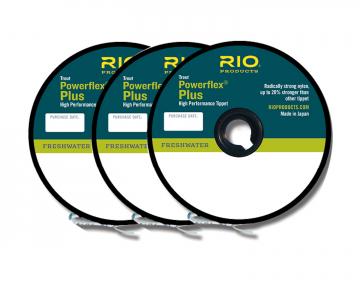 RIO Powerflex Plus Tippet Spool 3pk 3X-5X